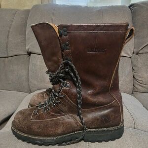 L.L. Bean Men's Dark Brown Leather Hiking Boots